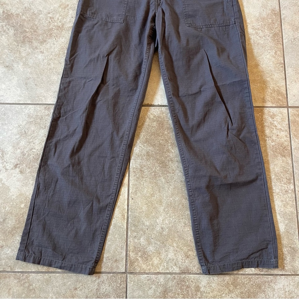 Brandy Melville Grey Blue Cargo Straight Leg Pants - Picture 3 of 8